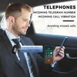 K75 Long Battery Life Business Collar Clip Type Single Ear Bluetooth Earphones - Image 6