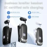 K88 Business Lavalier Single Ear Bluetooth Earphones - Image 2