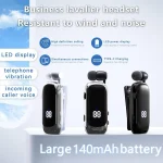 K88 Business Lavalier Single Ear Bluetooth Earphones - Image 3