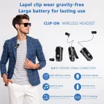 K88 Business Lavalier Single Ear Bluetooth Earphones - Image 6