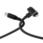 MOMAX DL56 1-Link Flow 60W Type-C to Type-C and 8 Pin Fast Charging Cable, Length:1.5m - Image 7