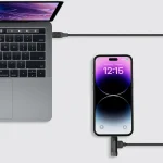 MOMAX DL56 1-Link Flow 60W Type-C to Type-C and 8 Pin Fast Charging Cable, Length:1.5m - Image 9