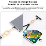 Adjustable Silicone Phone Anti-lost Short Lanyard - Image 2