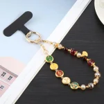 Crystal Chain Phone Anti-lost Short Lanyard