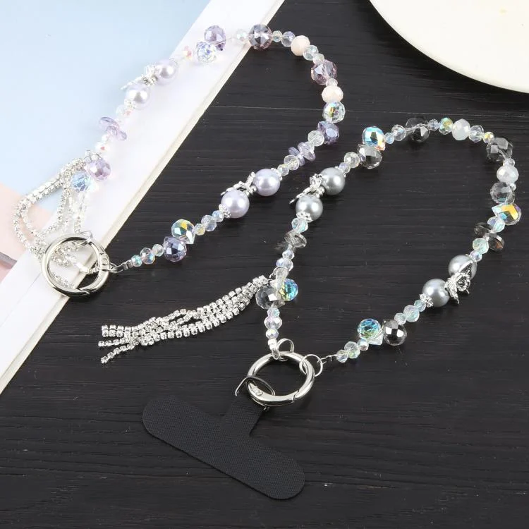 EDA0078287_B5.webp Tassel Crystal Chain Phone Anti-lost Short Lanyard - Image 6