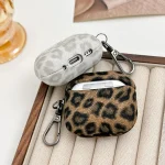 Leopard Texture Wireless Earphone PC Case, For AirPods 4, For AirPods Pro 2, For AirPods 3 - Image 4