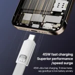 45W 8 Pin to Type-C Full Function Adapter - Image 4