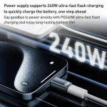 240W 80Gbps USB4 2.0 Type-C Full Function Adapter, Side Bend, 3D Bend, Female to Female - Image 3