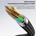 Yesido 12W 2.4A USB to 8 Pin Charging Data Cable, 0.3m, 1.2m, 2m, 3m - Image 7