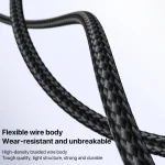 Yesido 12W 2.4A USB to 8 Pin Charging Data Cable, 0.3m, 1.2m, 2m, 3m - Image 9