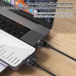 Yesido 12W 2.4A USB to 8 Pin Charging Data Cable, 0.3m, 1.2m, 2m, 3m - Image 10