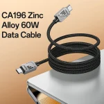 Yesido CA196 60W 3A USB-C / Type-C to Type-C Zinc Alloy Data Cable, CA196 - Image 2