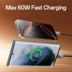 Yesido CA196 60W 3A USB-C / Type-C to Type-C Zinc Alloy Data Cable, CA196 - Image 4