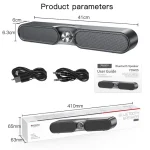 Yesido YSW05 Dual Speaker Stereo Bass Wireless Bluetooth 5.0 Speaker, YSW05 - Image 12