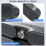 Yesido YSW05 Dual Speaker Stereo Bass Wireless Bluetooth 5.0 Speaker, YSW05 - Image 10