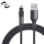 2.4A USB to 8 Pin 180 Degree Rotating Elbow Charging Cable, 1.2m 8 Pin, 2m 8 Pin