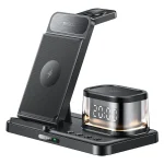 Yesido DS22 5 in 1 Multifunction Clock Wireless Fast Charge Station, For iPhone / Apple Watch / AirPods