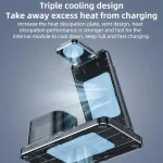 Yesido DS22 5 in 1 Multifunction Clock Wireless Fast Charge Station, For iPhone / Apple Watch / AirPods - Image 8