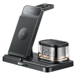 Yesido DS23 5 in 1 Multifunction Clock Wireless Fast Charge Station, For Samsung Phone Series / Watch / EarPods