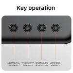 Yesido DS23 5 in 1 Multifunction Clock Wireless Fast Charge Station, For Samsung Phone Series / Watch / EarPods - Image 11