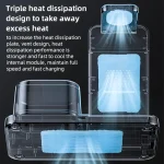 Yesido DS23 5 in 1 Multifunction Clock Wireless Fast Charge Station, For Samsung Phone Series / Watch / EarPods - Image 8