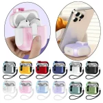Automatic Pop-up Cover Holder Earphone Case with Switch Lock, For AirPods Pro 2 - Image 2