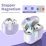 Automatic Pop-up Cover Holder Earphone Case with Switch Lock, For AirPods Pro 2 - Image 4