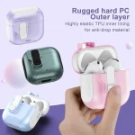Automatic Pop-up Cover Holder Earphone Case with Switch Lock, For AirPods Pro 2 - Image 6