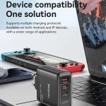 Yesido YC95 PD100W 2 USB-C , USB-A Three Ports GaN Fast Charger, UK Plug - Image 11