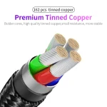 3A USB to USB-C / Type-C 180 Degree Rotating Elbow Charging Cable, 1.2m Type-C, 2m Type-C - Image 11