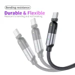 3A USB to USB-C / Type-C 180 Degree Rotating Elbow Charging Cable, 1.2m Type-C, 2m Type-C - Image 12