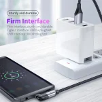 3A USB to USB-C / Type-C 180 Degree Rotating Elbow Charging Cable, 1.2m Type-C, 2m Type-C - Image 13