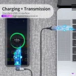 3A USB to USB-C / Type-C 180 Degree Rotating Elbow Charging Cable, 1.2m Type-C, 2m Type-C - Image 9