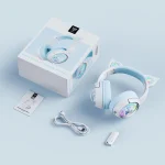 ONIKUMA B5 RGB BT / Wired / 2.4G Fox Shaped Headphones - Image 2