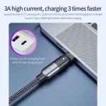 60W 3A USB-C / Type-C to Type-C 180 Degree Rotating Elbow Fast Charging Cable, 1.2m 60W PD, 2m 60W PD - Image 7