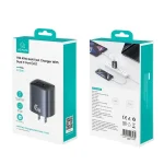 USAMS CC306 T66 45W Dual USB-C / Type-C GaN Fast Charger, US Plug, CC306 - Image 2