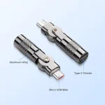 3A Digital Charge Adapter, Type-C Female to Micro USB Male - Image 3