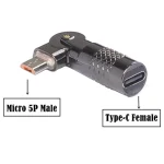 3A Digital Charge Adapter, Type-C Female to Micro USB Male - Image 8