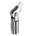 3A Metal 180 Rotating with Light Charge Adapter, Micro USB Male to Micro USB Female - Image 2