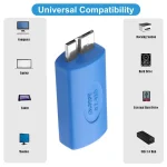 USB3.0 Mobile Hard Drive Computer Adapter, Type-C Female to Micro USB Male - Image 4
