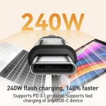 Momax Mag.Link Magnetic 240W USB-C / Type-C to USB-C / Type-C Data Cable, DC71 2m - Image 3