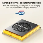 Momax Mag.Link Magnetic 240W USB-C / Type-C to USB-C / Type-C Data Cable, DC71 2m - Image 4