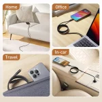 Momax Mag.Link Magnetic 240W USB-C / Type-C to USB-C / Type-C Data Cable, DC71 2m - Image 8