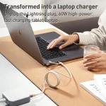 Momax Mag.Link Duo Magnetic 60W USB-C / Type-C to USB-C / Type-C / 8 Pin Data Cable, DC58 1m, DL58 60W 1m - Image 4