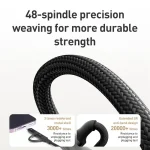 Momax Mag.Link Duo Magnetic 60W USB-C / Type-C to USB-C / Type-C / 8 Pin Data Cable, DC58 1m, DL58 60W 1m - Image 5