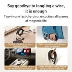 Momax Mag.Link Duo Magnetic 60W USB-C / Type-C to USB-C / Type-C / 8 Pin Data Cable, DC58 1m, DL58 60W 1m - Image 8