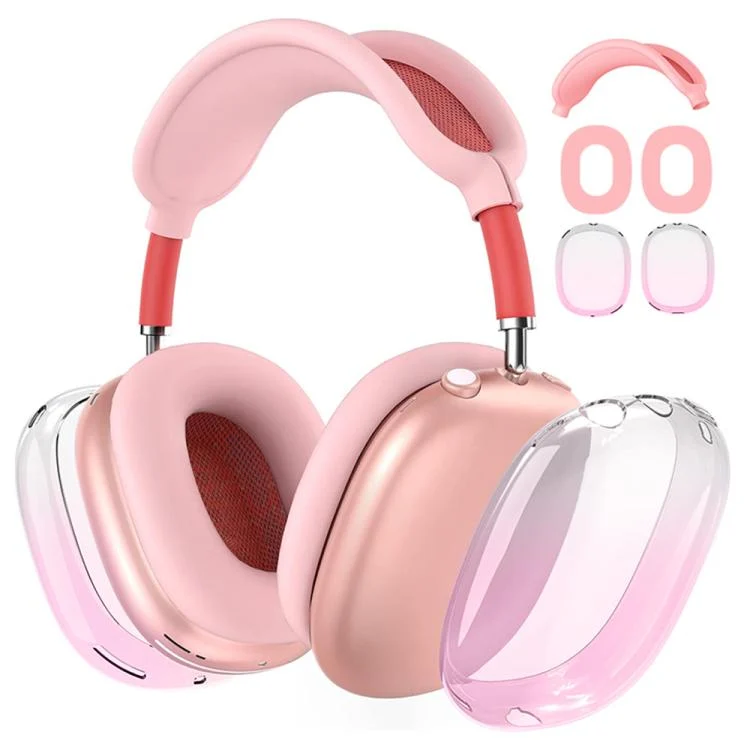 3 in 1 Headphones Gradient TPU Protective Case, For Apple AirPods Max