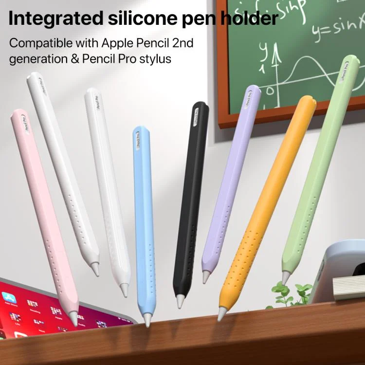 EDA0079219_B4.webp Integrated Anti-roll Silicone Protective Stylus Pen Case, For Apple Pencil 2 / Pro - Image 5