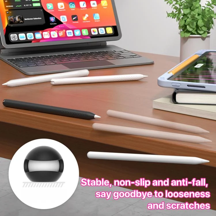 EDA0079219_B6.webp Integrated Anti-roll Silicone Protective Stylus Pen Case, For Apple Pencil 2 / Pro - Image 7