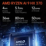 ONE-NETBOOK OneXPlayer X1 Pro 10.95 inch Handheld Game Console, Windows 11 AMD Ryzen AI 9 HX 370, 32GB+1TB, 32GB+2TB, 64GB+2TB, 64GB+4TB - Image 4